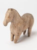 Antique Swedish hand carved wooden folk art toy horse