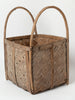 Antique 19th Century Swedish birch bark basket with bentwood handles