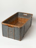 Antique Swedish painted birch bark and bentwood basket