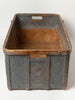 Antique Swedish painted birch bark and bentwood basket