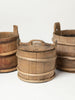 Authentic antique Swedish rustic wooden milk tubs