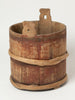 Authentic antique Swedish rustic wooden milk tubs