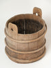 Authentic antique Swedish rustic wooden milk tubs