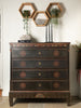 Huge Antique 19th Century Danish Commode, dated 1827