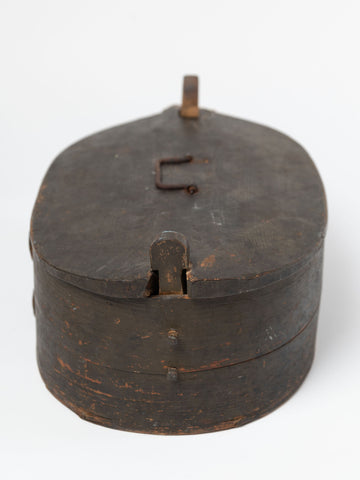 Antique 18th Century Swedish Folk art Bentwood box