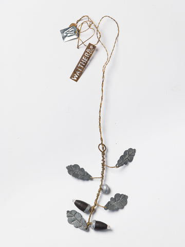 Walther & Co hanging acorns decoration
