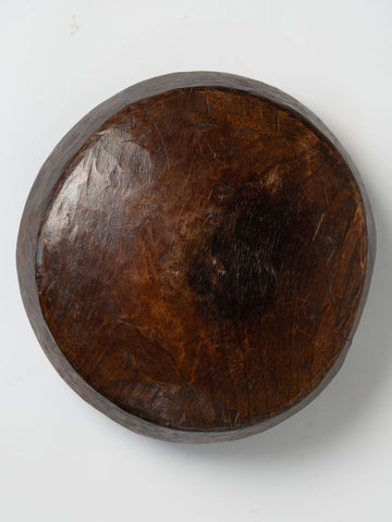 Beautiful Indian dark wood chapati board