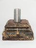 Salvaged Indian Pillar Base Candle holders