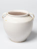 Antique 19th Century French white glaze confit pot