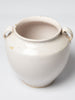 Antique 19th Century French white glaze confit pot