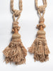 Beautiful pair vintage French Tasselled Curtain Tie backs
