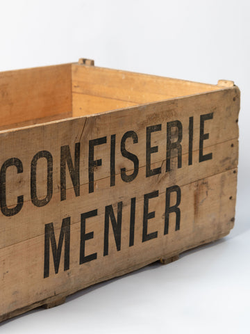 Vintage French Confiserie Menier Crate