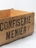 Vintage French Confiserie Menier Crate