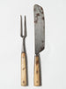 Antique 18th Century Swedish folk art plates and cutlery