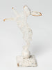 Handcrafted miniature metal boxing hares on stands