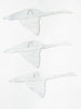 Hand crafted metal flying swans (small size)