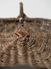 Collection Vintage French handwoven walnut baskets