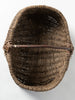 Collection Vintage French handwoven walnut baskets