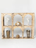 Reclaimed Indian 6 arched wall shelf unit