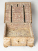 Antique Swedish hand carved writing box from Varmland