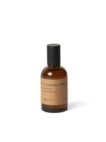 P.F Candle Co Eau de Parfum in Teakwood and Tobacco fragrance