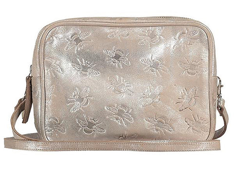 Ember Bee X-Body Bag in Silver