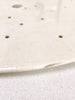Antique French Oval Ceramic Drainer Plate