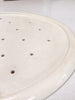 Antique French Oval Ceramic Drainer Plate