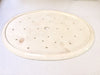 Antique French Oval Ceramic Drainer Plate