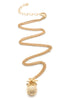 GOLD COLOURED PINEAPPLE NECKLACE