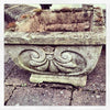 Pair of Vintage Stone planters with Swag pattern - Decorative Antiques UK  - 2