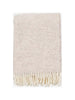Klippan Preppy Beige melange woven throw