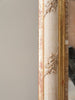 Antique French Gilt and Decorative Gesso Full Length Mirror