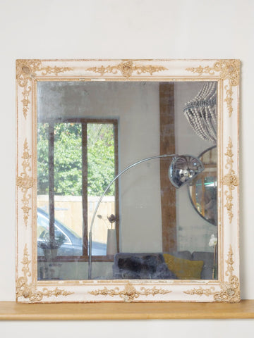 Antique French Mercury Glass Mirror circa 1800's