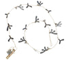 Walther & Co metal mistletoe garland 100cm