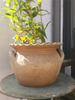 Vintage French Provencal Fluted Stoneware Pot - Decorative Antiques UK - 3