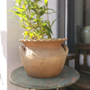 Vintage French Provencal Fluted Stoneware Pot - Decorative Antiques UK - 5
