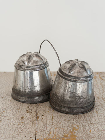 Vintage French Metal Patisserie moulds - Decorative Antiques UK - 1