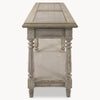 Beautiful painted Oak and Stone Swedish Style Console Table