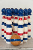 Set Vintage French Wooden Skittles with Ball - Decorative Antiques UK  - 1