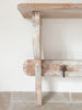 Antique French Shelf with original hand forged hooks, with orignal paint - Decorative Antiques UK  - 1