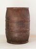 Collection Vintage German Iron Lidded Barrels