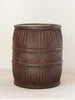 Collection Vintage German Iron Lidded Barrels