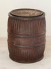 Collection Vintage German Iron Lidded Barrels