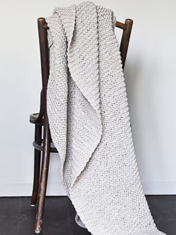 Knitted Cotton Blanket