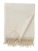 Klippan Himalaya White Cashmere & Merino Throw