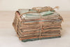 Set Vintage French Exercise books bound with twine - Decorative Antiques UK - 4