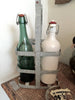 Vintage French Galvanized Bottle Carrier - Decorative Antiques UK - 3