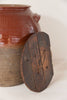 Large Vintage French Semi Glazed Stoneware Crock with original lid - Decorative Antiques UK  - 4