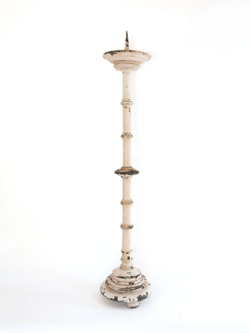 Huge 19th Century French Floor Standing Pricket Church Candlestick